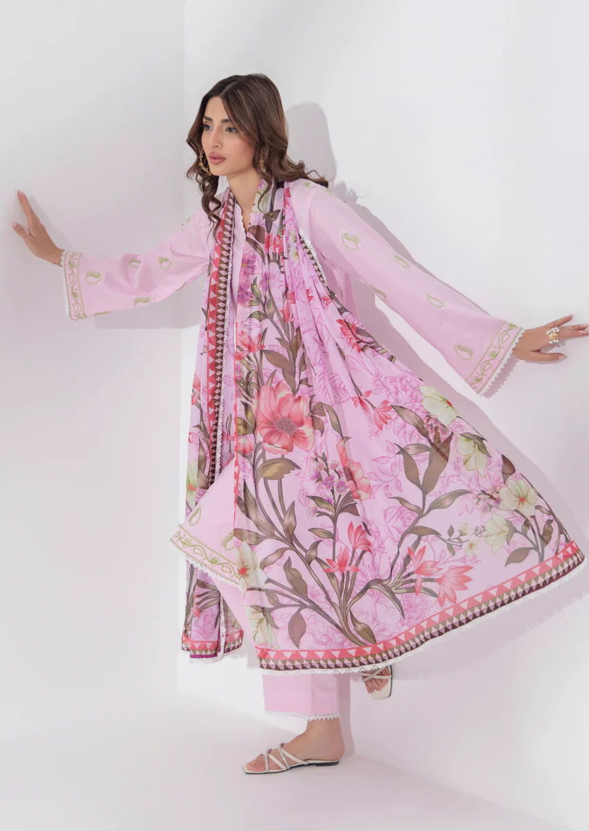 B-Pink-Cambric-3 Piece (WPS25SE3067) - Image 6