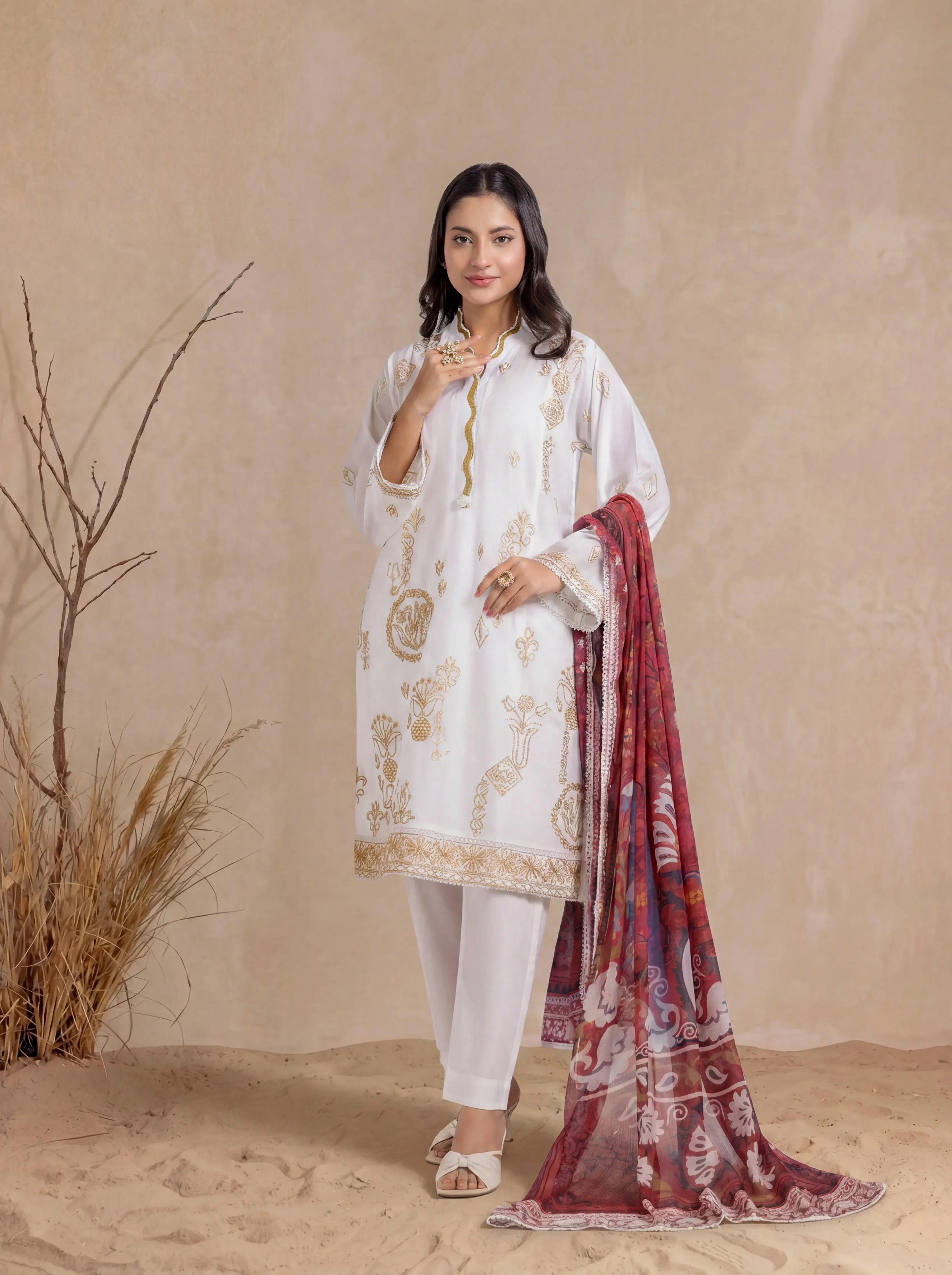 White-Cambric-3 Piece (WPS25SE3085)
