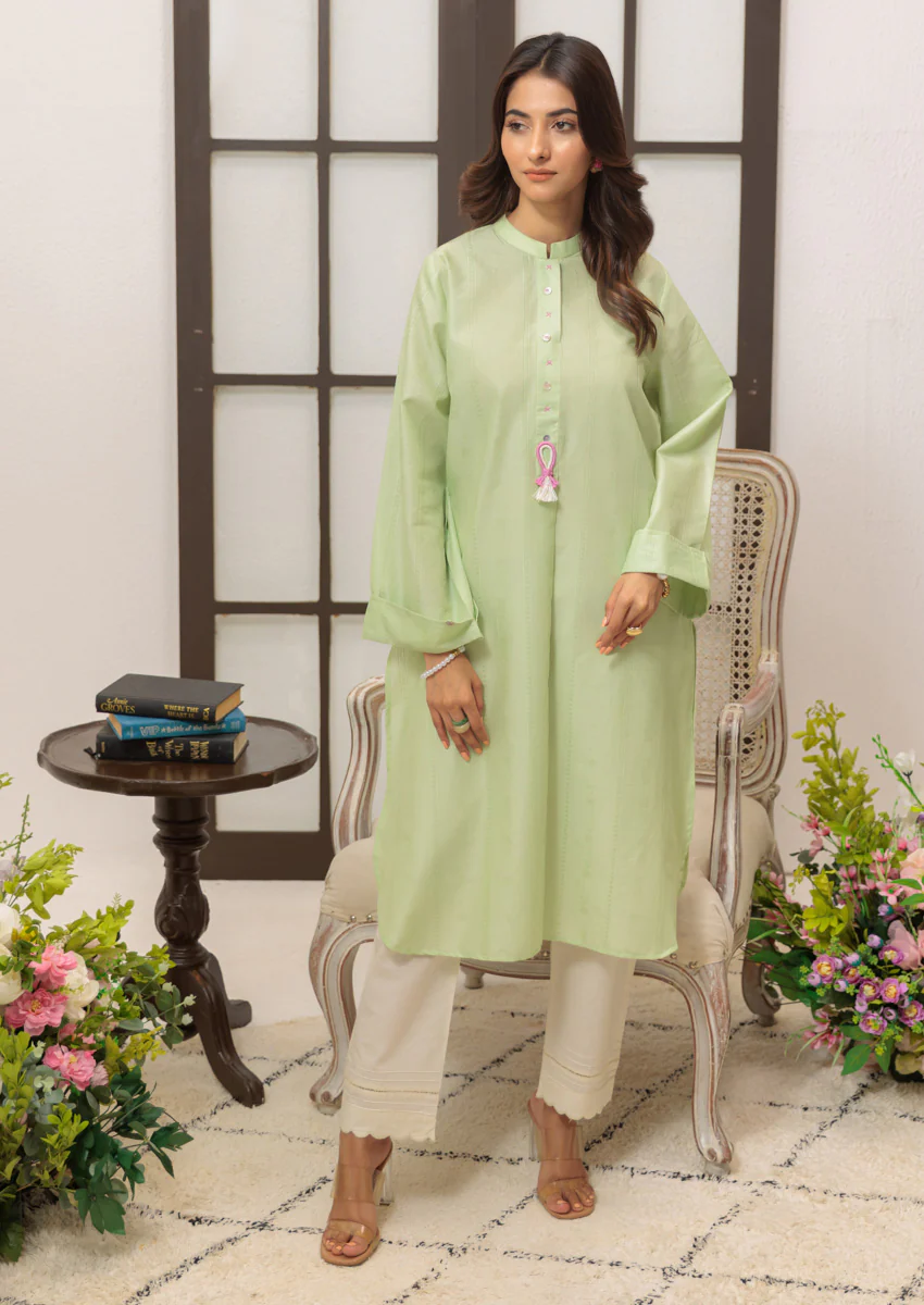 T-Green-Jacquard-1 Piece (WPS25SL1001)