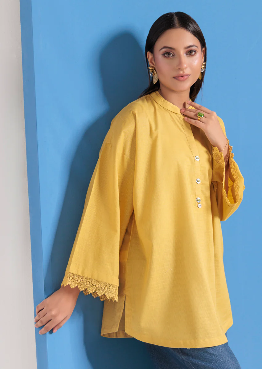 L-Yellow-Jacquard-1 Piece (WPS25SL1025) - Image 4