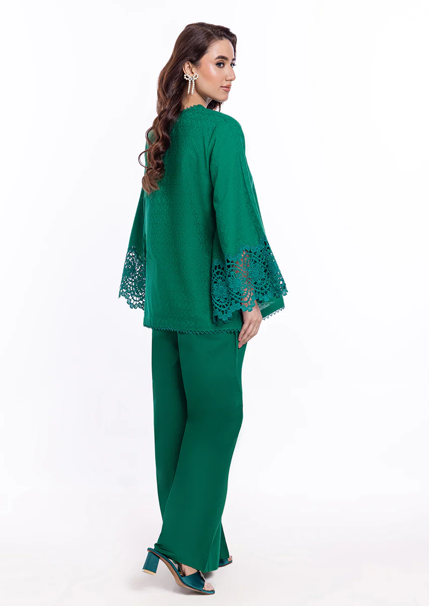 Green-Jacquard-2 Piece (WPS25SL2013) - Image 2