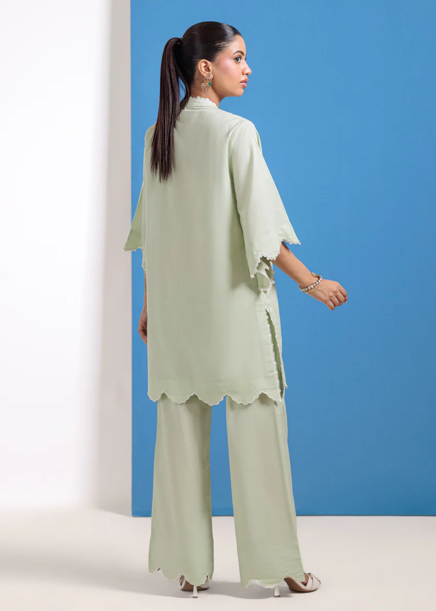 Mt-Green-Jacquard-2 Piece (WPS25SL2021) - Image 3