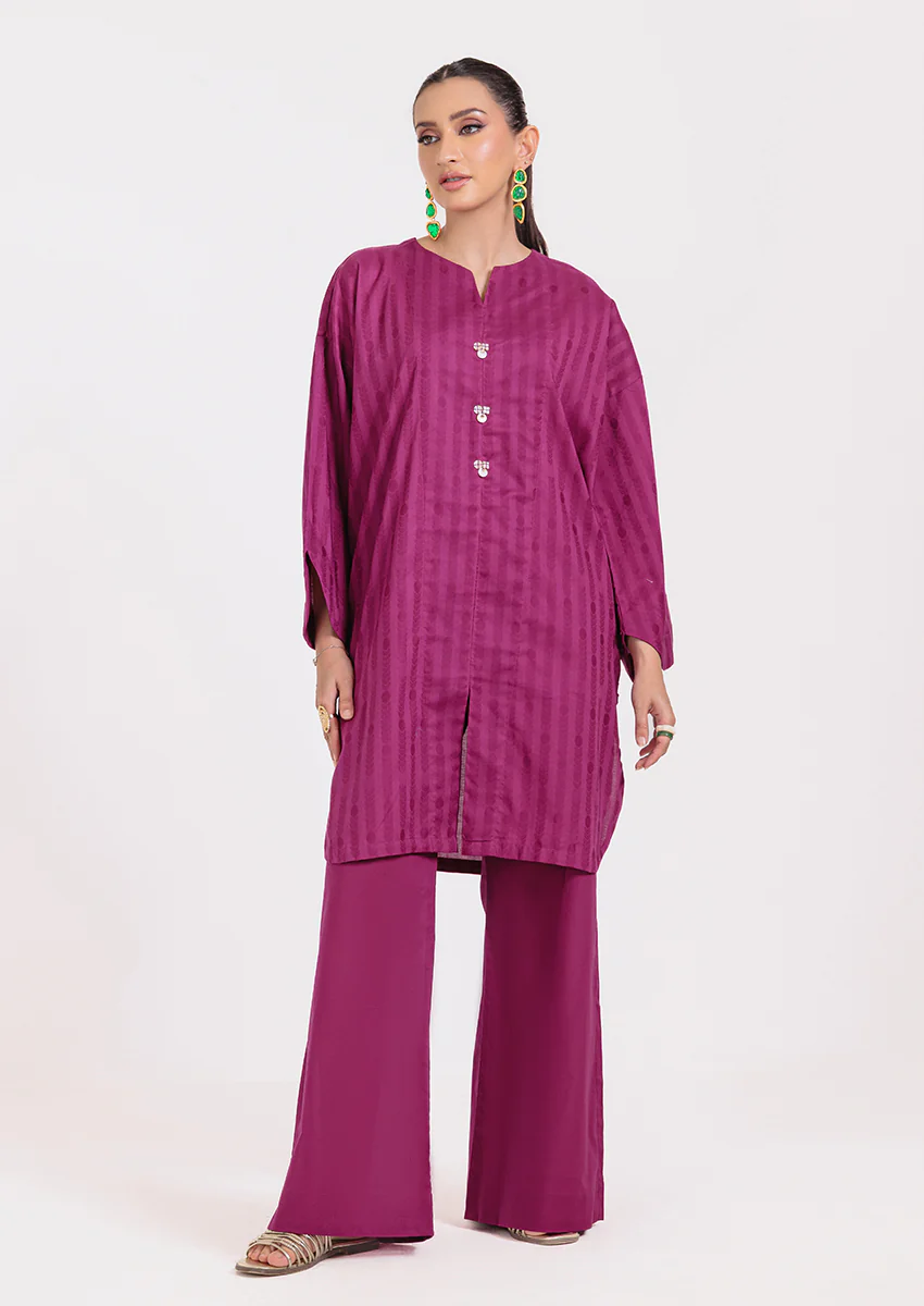 Purple-Jacquard-2 Piece (WPS25SL2022) - Image 4