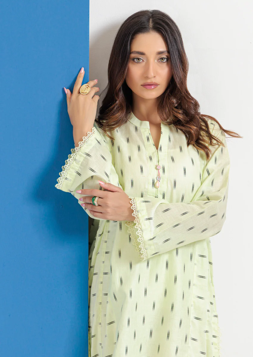 Mt-Green-Jacquard-2 Piece (WPS25SL2P012) - Image 3
