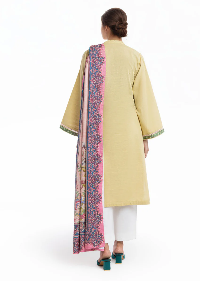 Green-Khaddar-2 Piece (WPSDSBW25B10N44) - Image 2