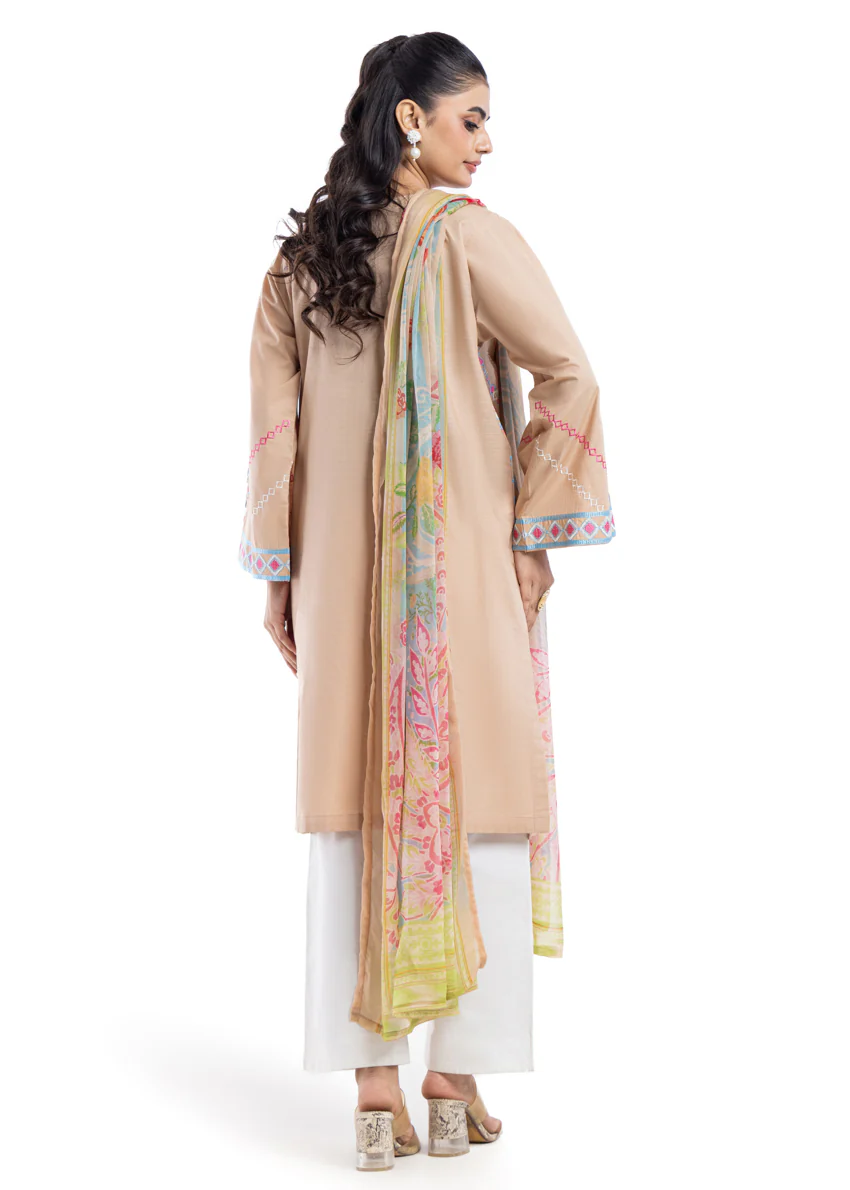 Beige-Dyed Slub-2 Piece (WPSDSSW25S1J3) - Image 3