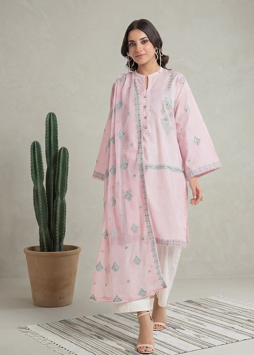 L-Pink-Jacquard-2 Piece (WPSDSSW25S9O7)