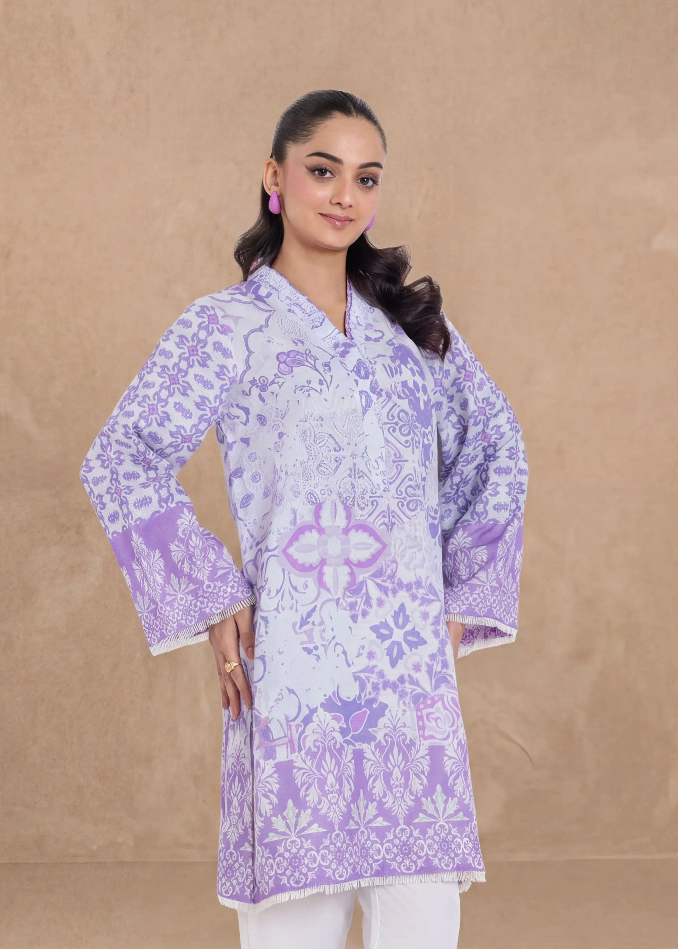 Lilac-Khaddar-2 Piece (WPSTPBW25B10N12) - Image 2
