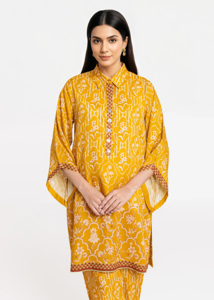Mustard-Viscose-2 Piece (WPSTPBW25B11D11) - Image 6