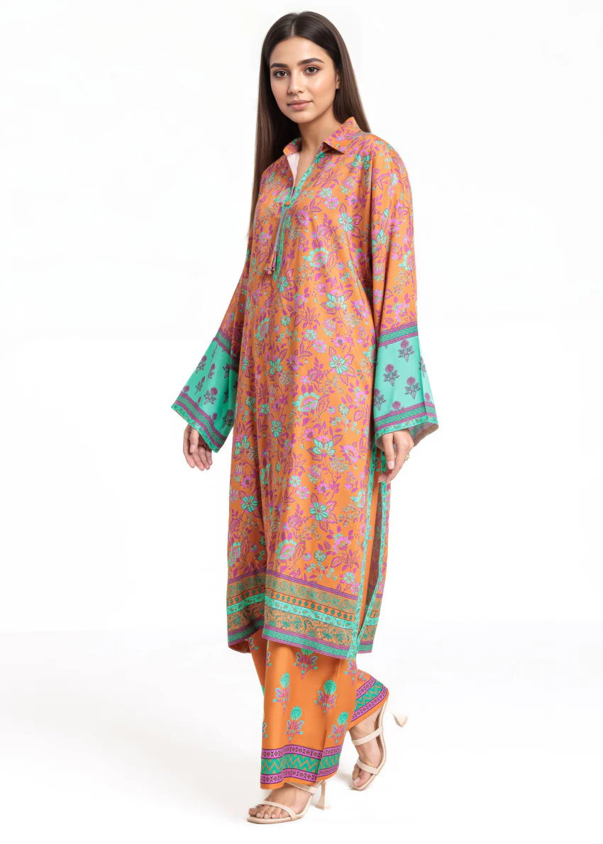 Brown-Viscose-2 Piece (WPSTPBW25B11D12) - Image 4