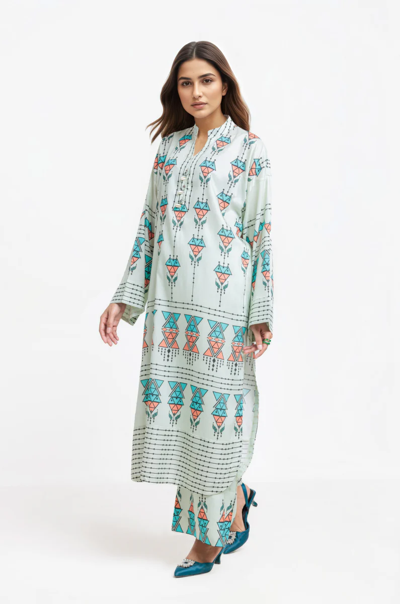 L-Green-Viscose-2 Piece (WPSTPBW25B9O14) - Image 5