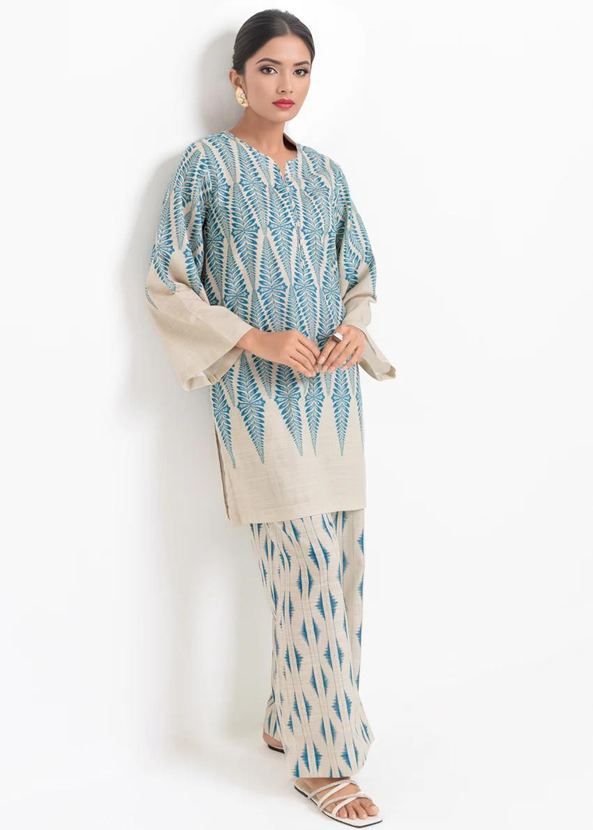 Cream-Khaddar-2 Piece (WPSTPBW25HR10N5) - Image 4