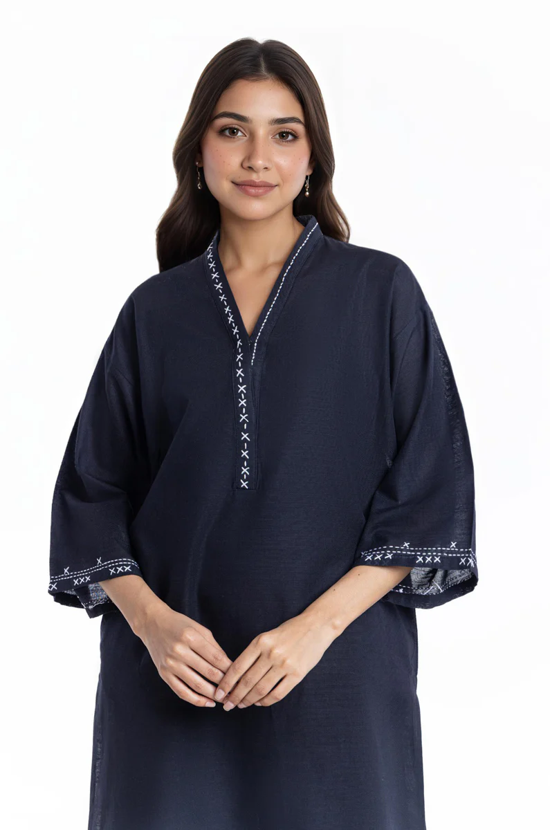 Black-Khaddar-2 Piece (WPSTSBW25HR10N17) - Image 4