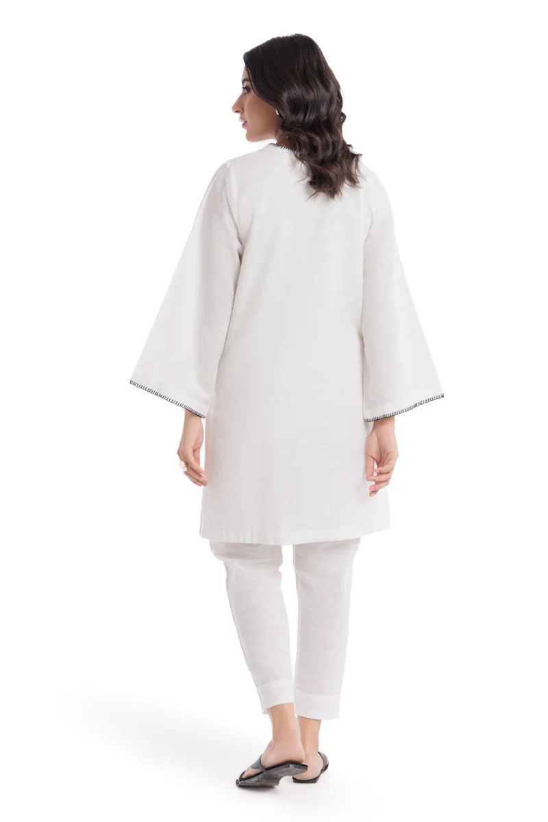 White-Khaddar-2 Piece (WPSTSBW25HR10N20) - Image 2