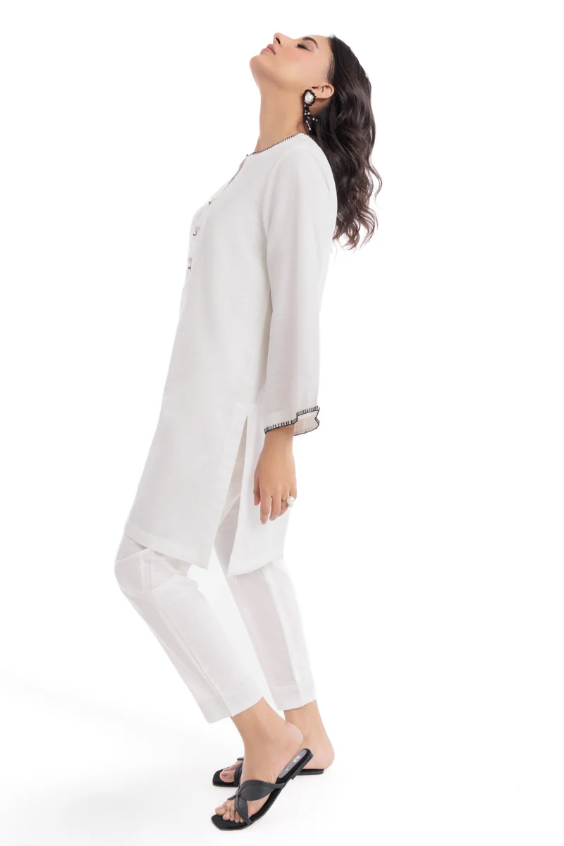 White-Khaddar-2 Piece (WPSTSBW25HR10N20) - Image 4