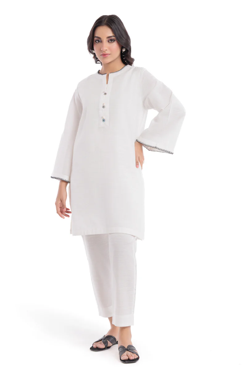White-Khaddar-2 Piece (WPSTSBW25HR10N20) - Image 6