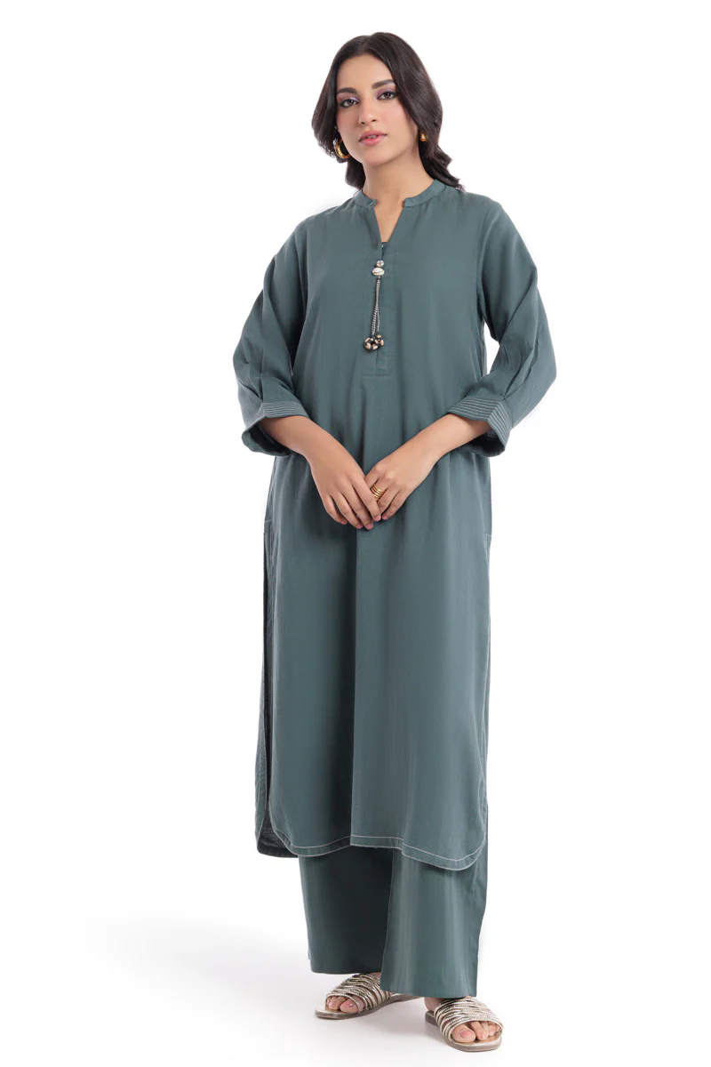 D-Green-Flannel-2 Piece (WPSTSBW25HR10N8) - Image 5