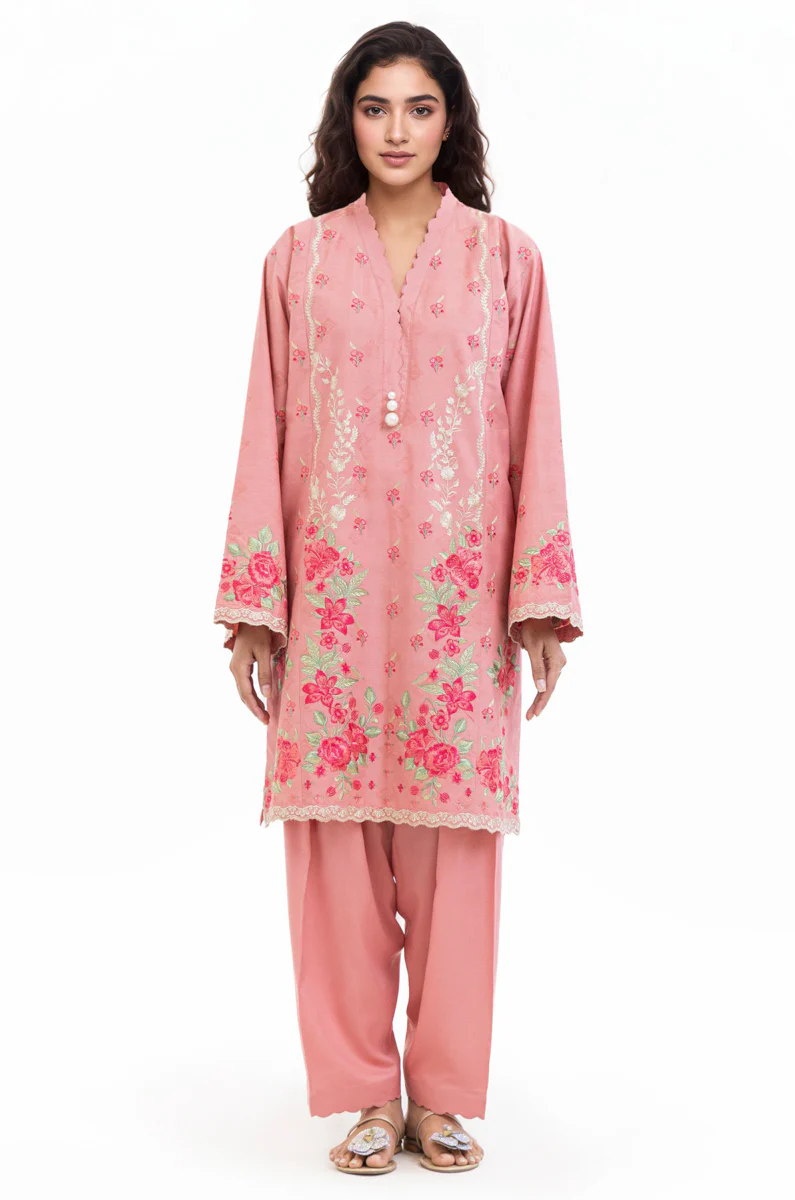 Peach-Jacquard-2 Piece (WPSTSSW25S9O15) - Image 5