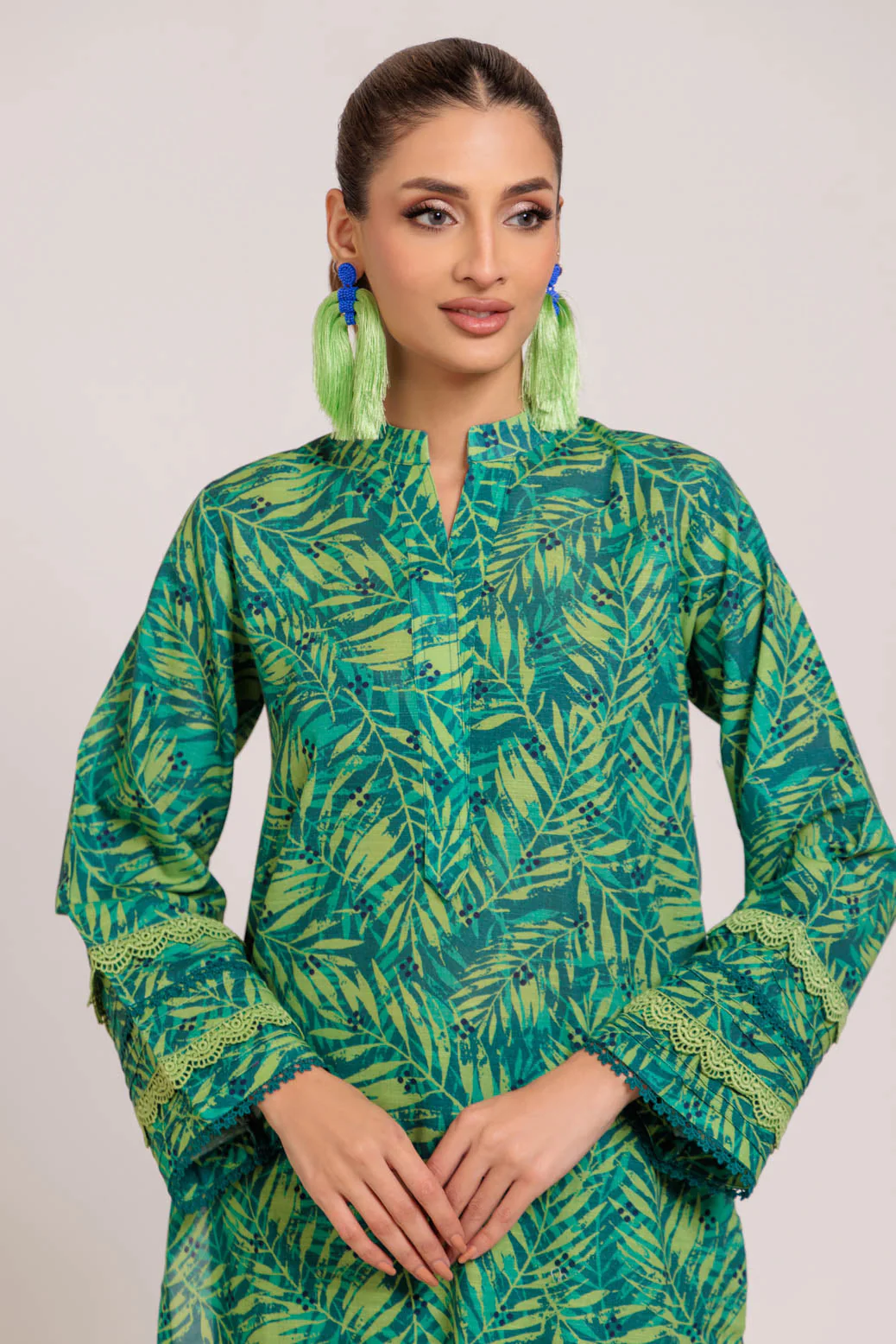 GREEN-KHADDAR-2 PIECE (WS1242P07) - Image 4