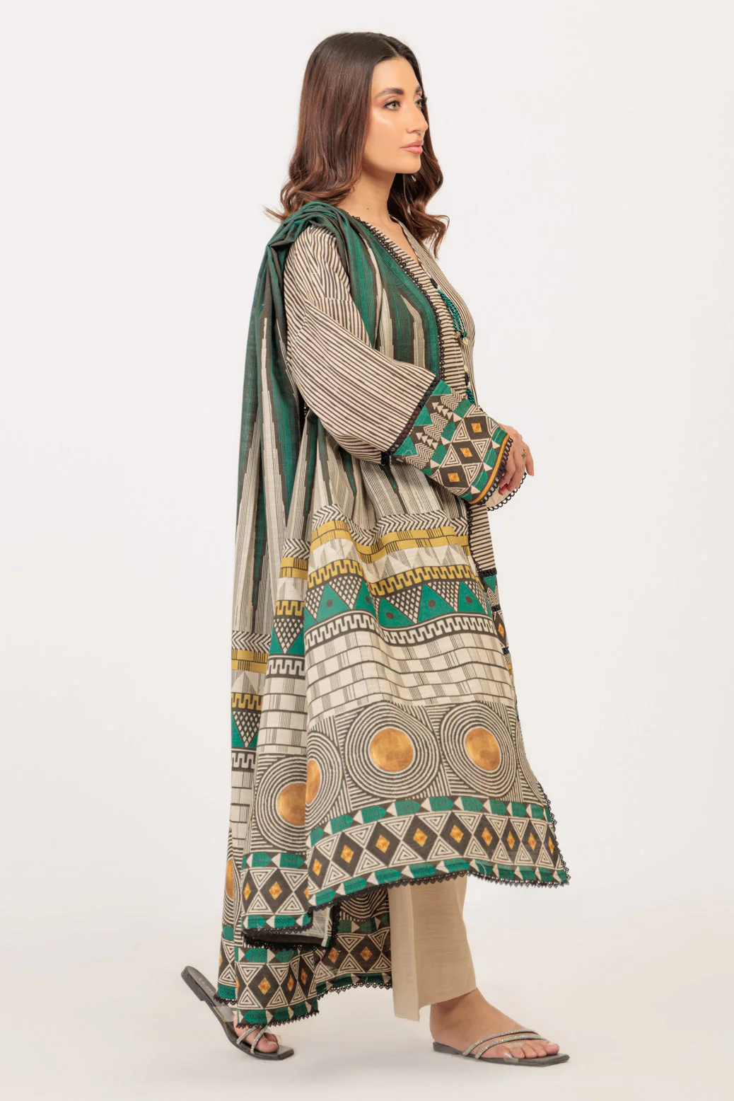 O-WHITE-KHADDAR-3 PIECE (WS1243P07) - Image 3