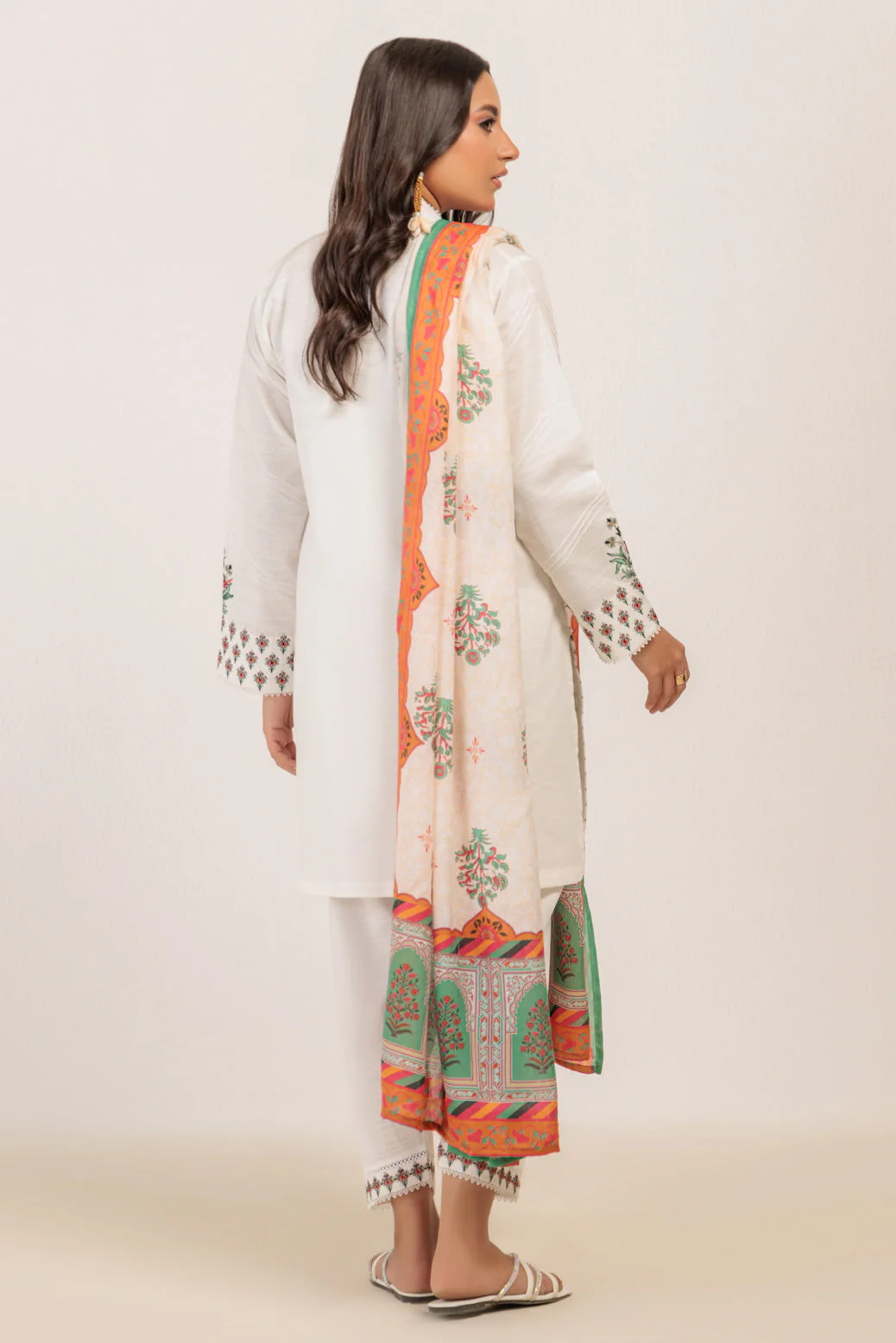 O-WHITE-KHADDAR-3 PIECE (WS2243P15) - Image 5