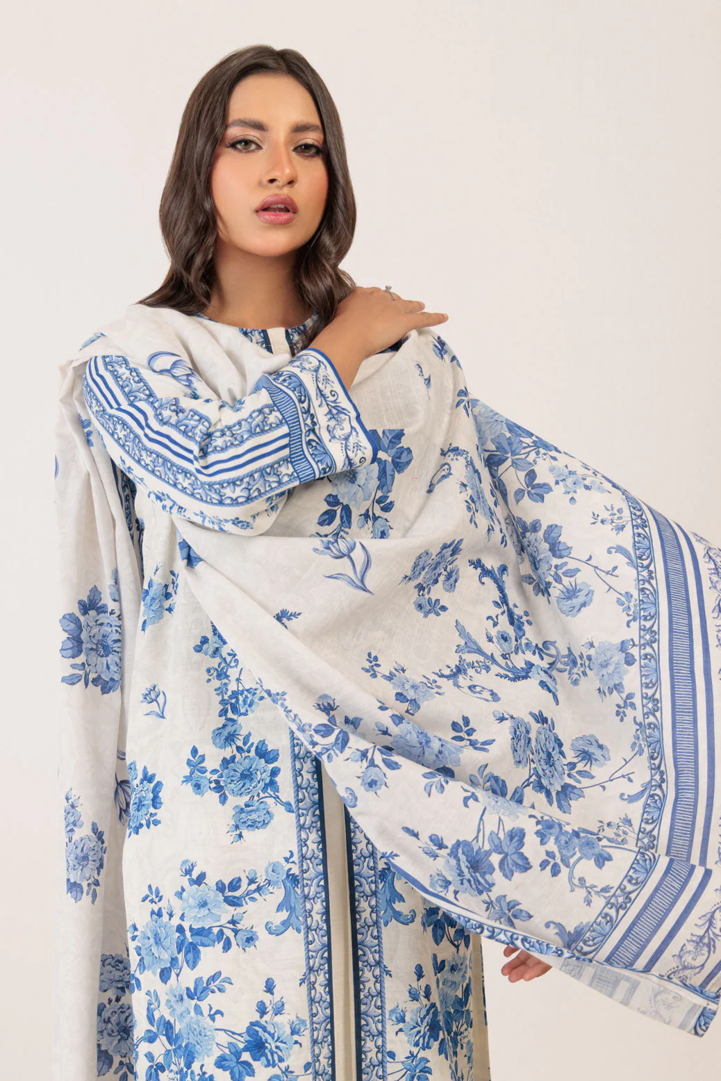 WHITE-KHADDAR-3 PIECE (WS6243P100) - Image 2