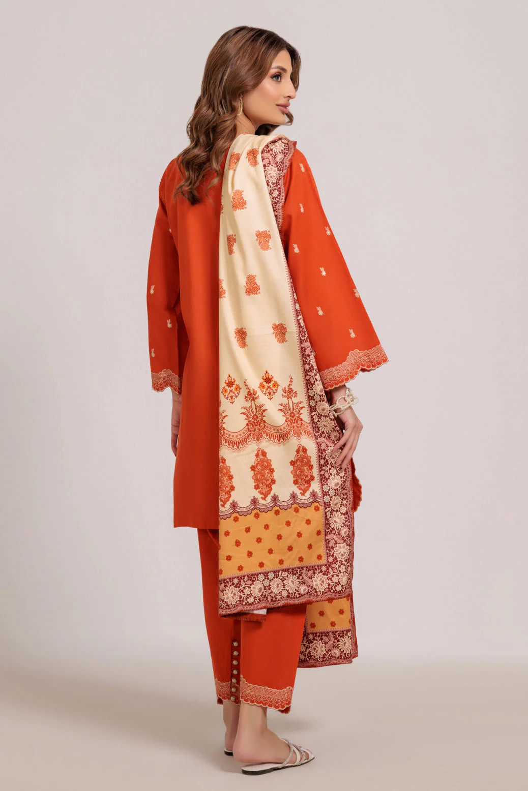 RED-KHADDAR-3 PIECE (WS6243P39) - Image 5