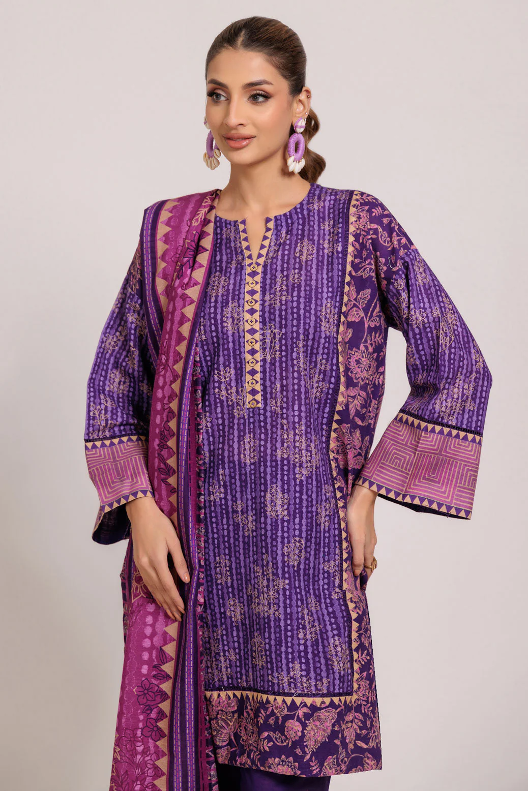 PURPLE-KHADDAR-3 PIECE (WS6243P42) - Image 4