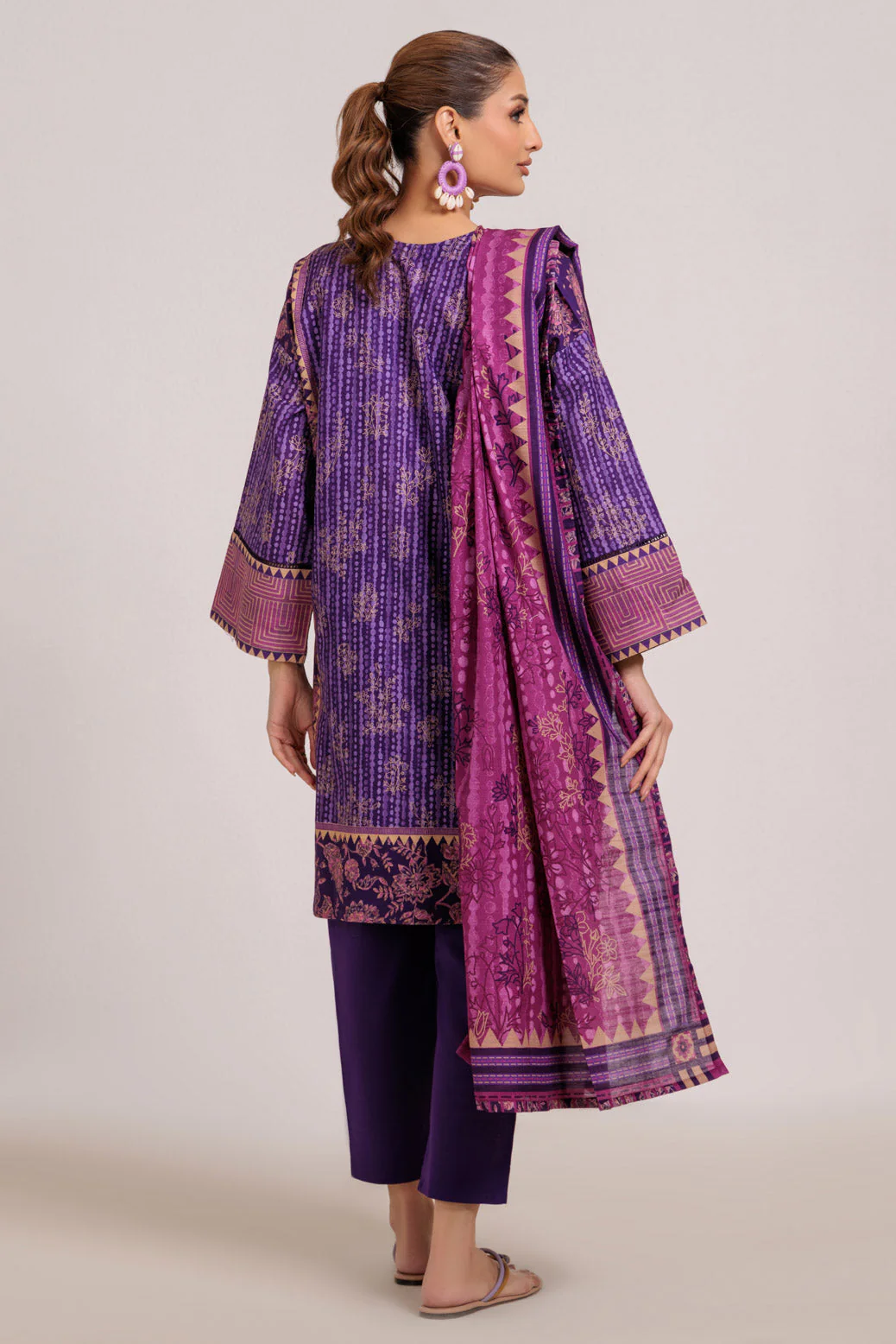 PURPLE-KHADDAR-3 PIECE (WS6243P42) - Image 5