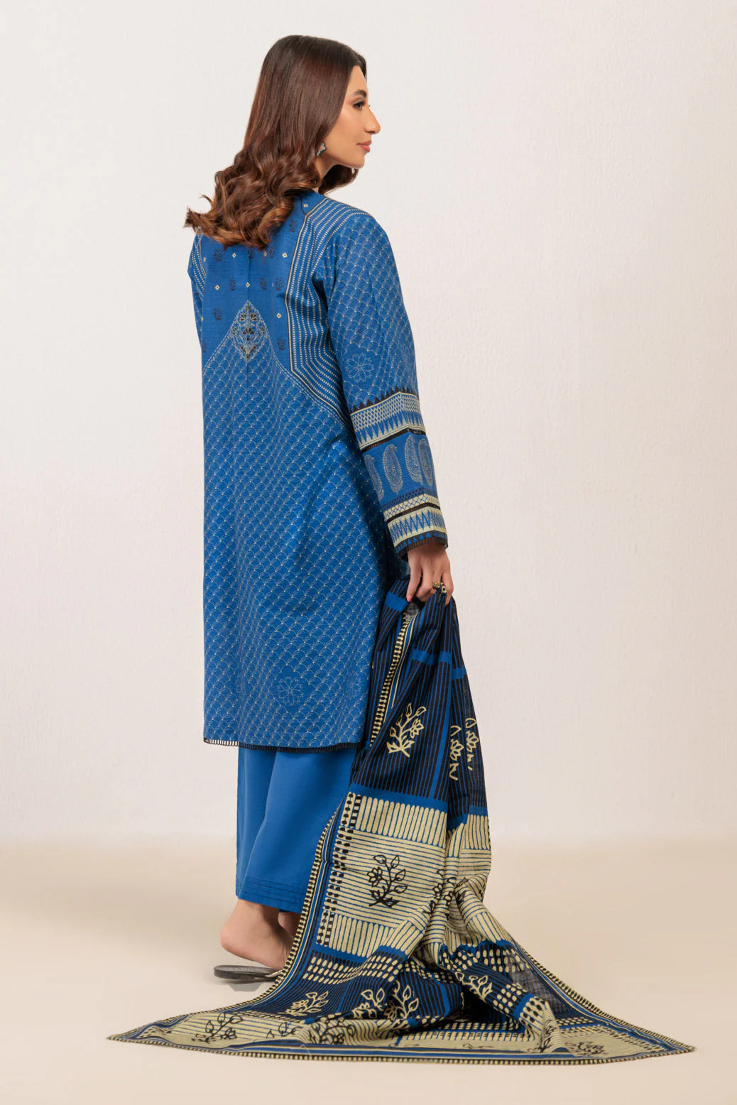 BLUE-KHADDAR-3 PIECE (WS6243P61) - Image 5