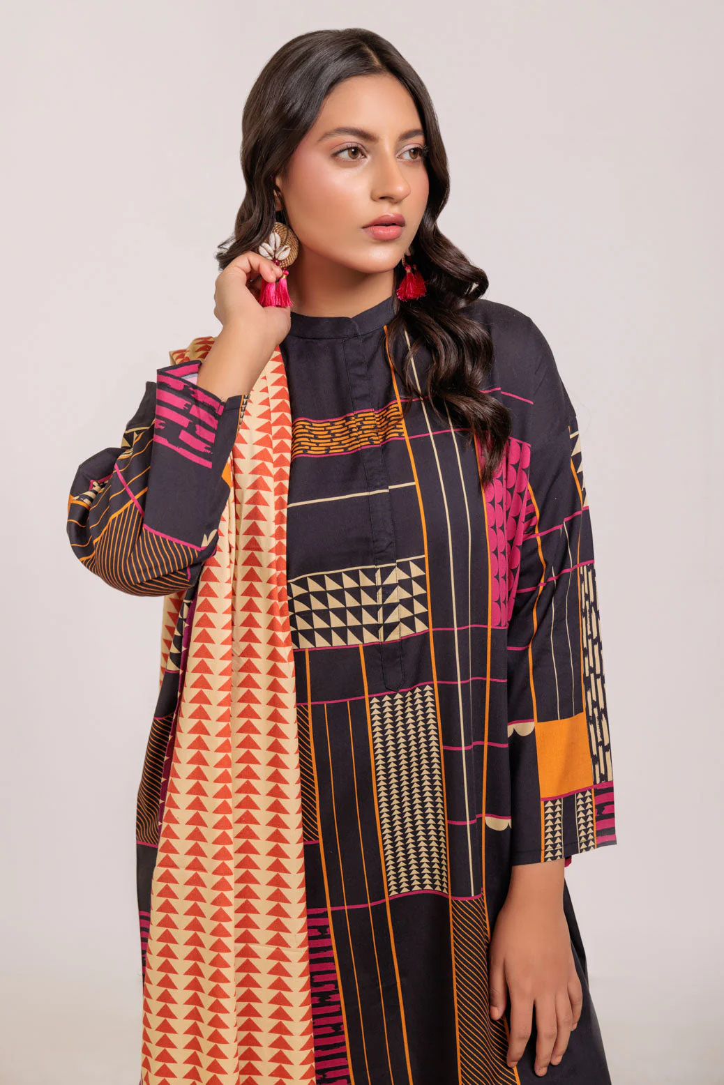BLACK-VISCOSE-3 PIECE (WS6243P66) - Image 4