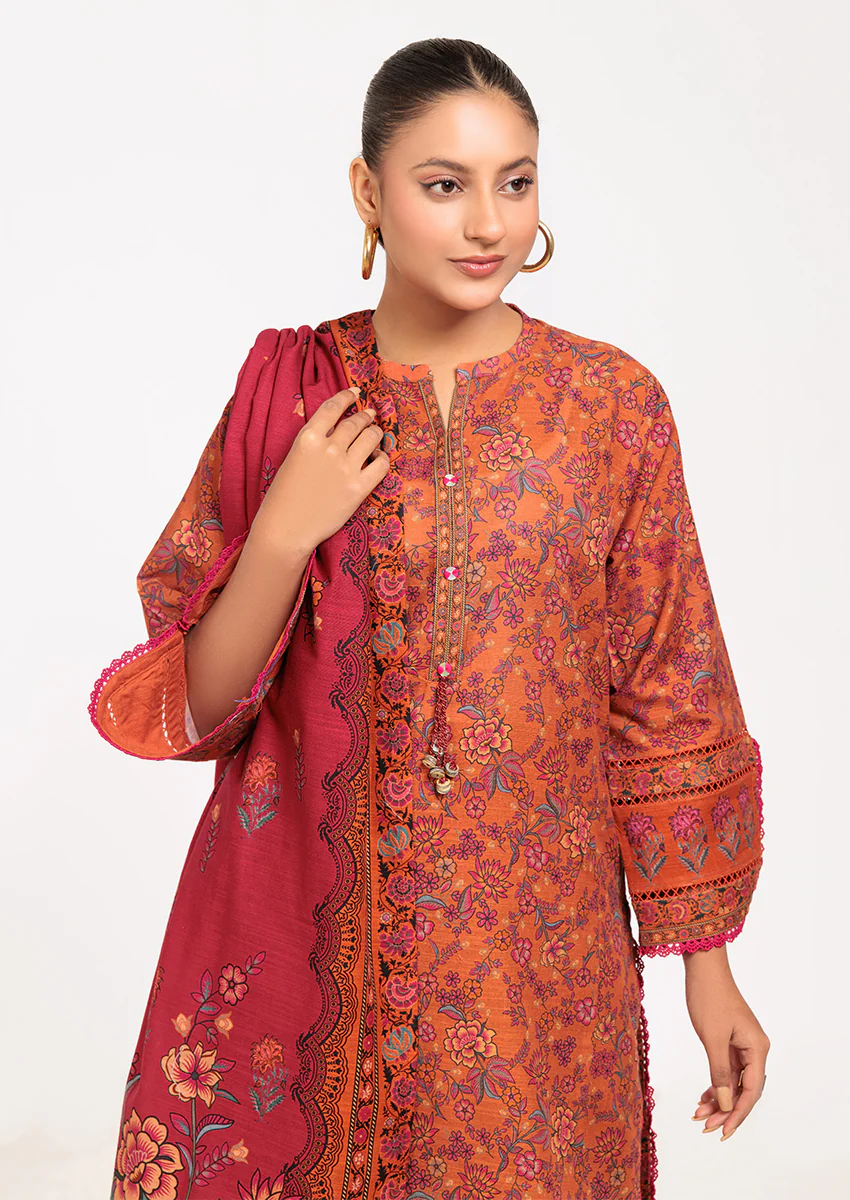 ORANGE-KHADDAR-3 PIECE (WS6243P76) - Image 4