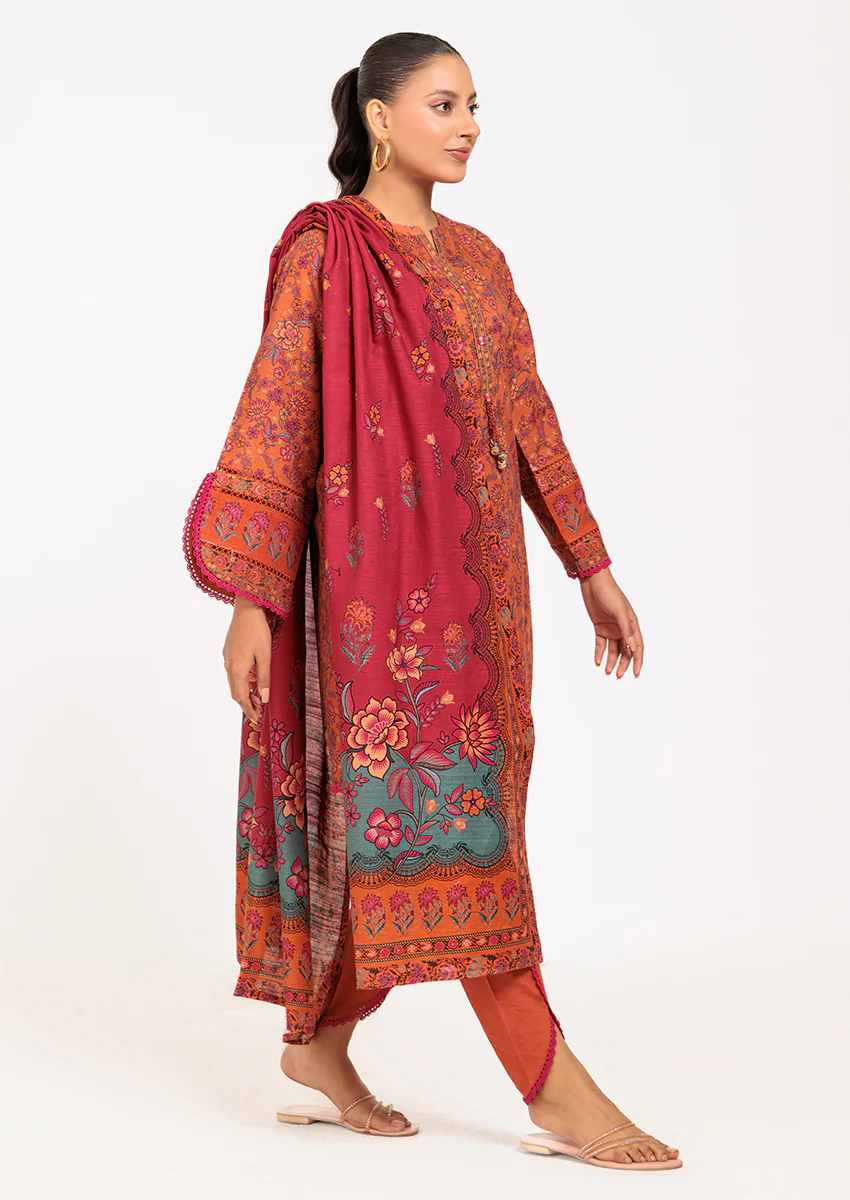 ORANGE-KHADDAR-3 PIECE (WS6243P76) - Image 5