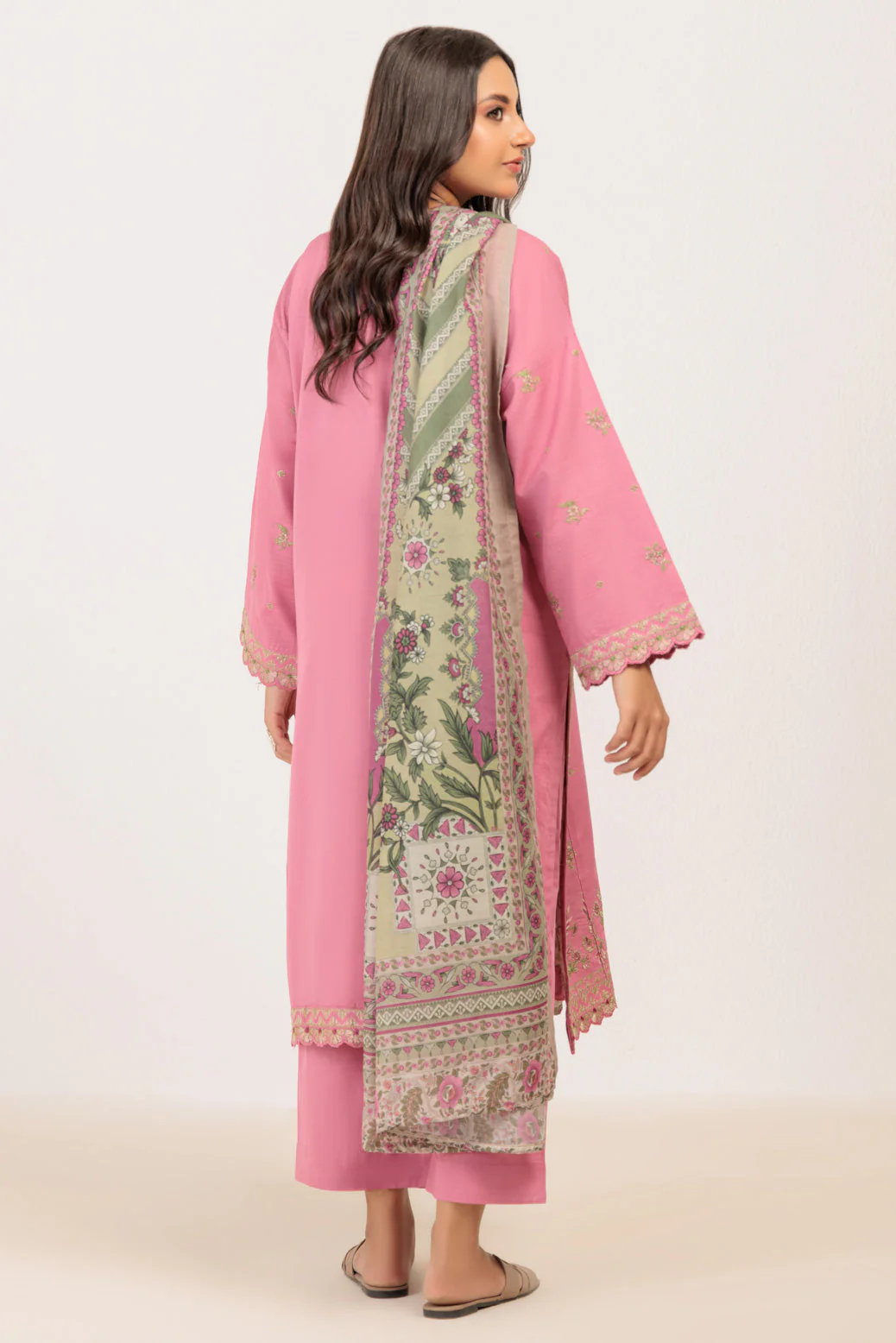 PINK-KHADDAR-3 PIECE (WS6243P77) - Image 4