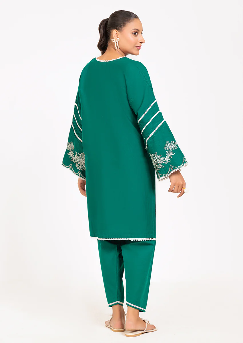 GREEN-KHADDAR-2 PIECE (WS7242P19) - Image 2
