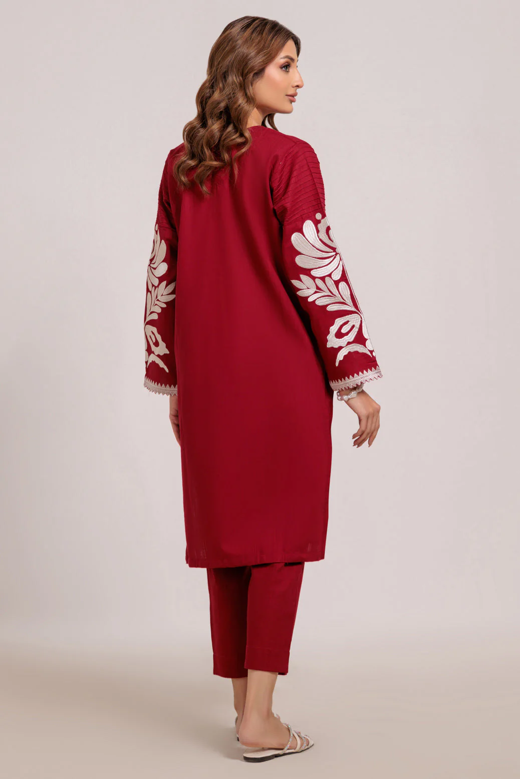MAROON-CROSS HATCH-2 PIECE (WS7242P20) - Image 5