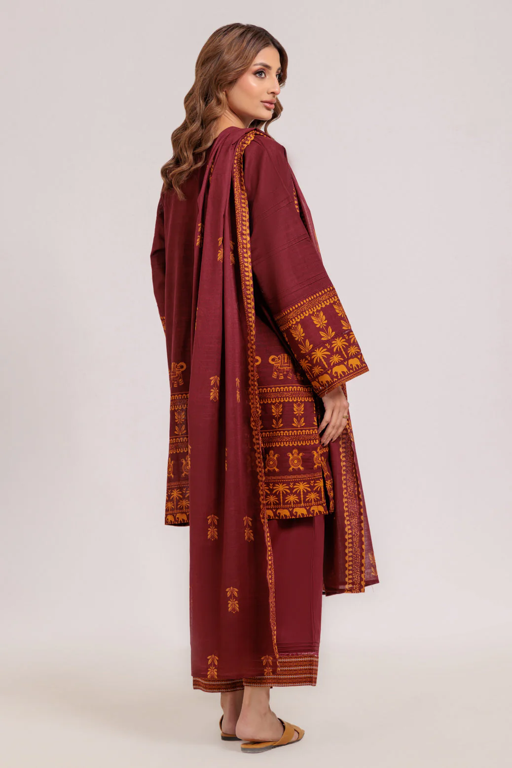 MAROON-CAMBRIC-3 PIECE (WS7243P14) - Image 5