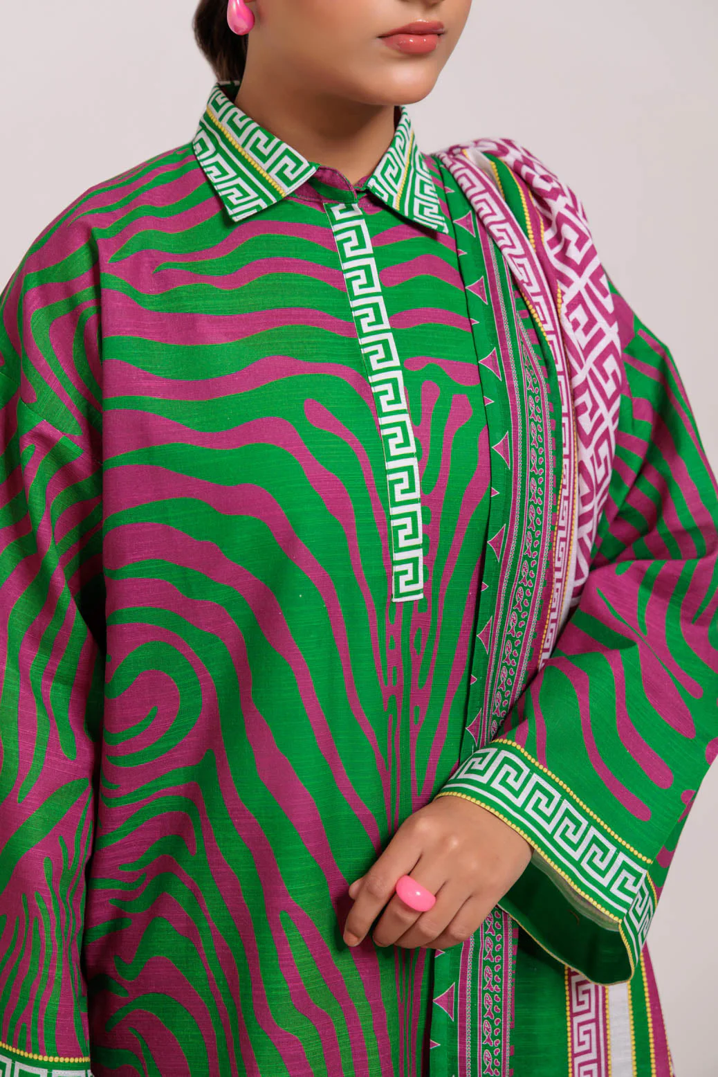 GREEN-KHADDAR-3 PIECE (WS7243P30) - Image 4