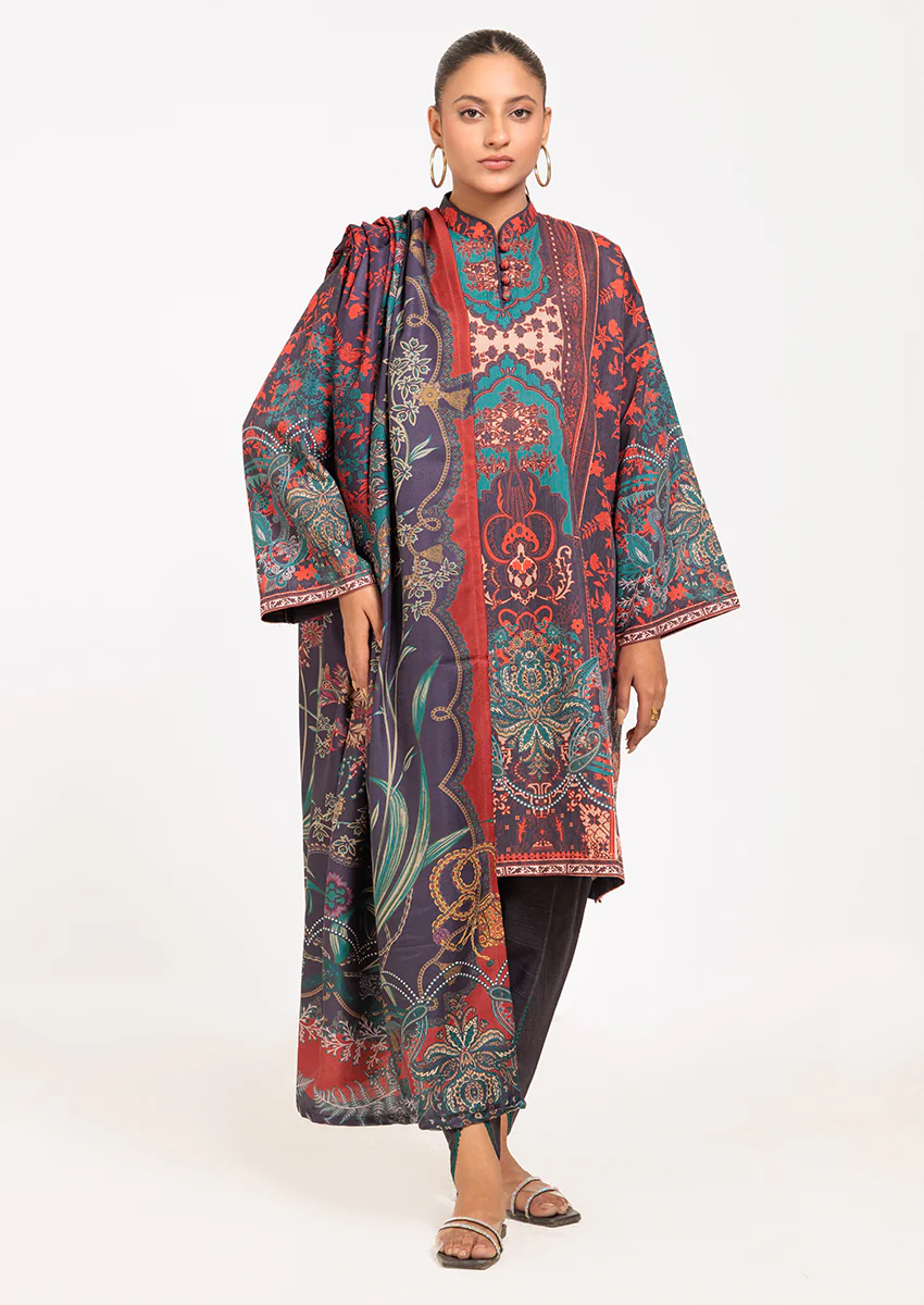 GREY-VISCOSE-3 PIECE (WS7243P40)