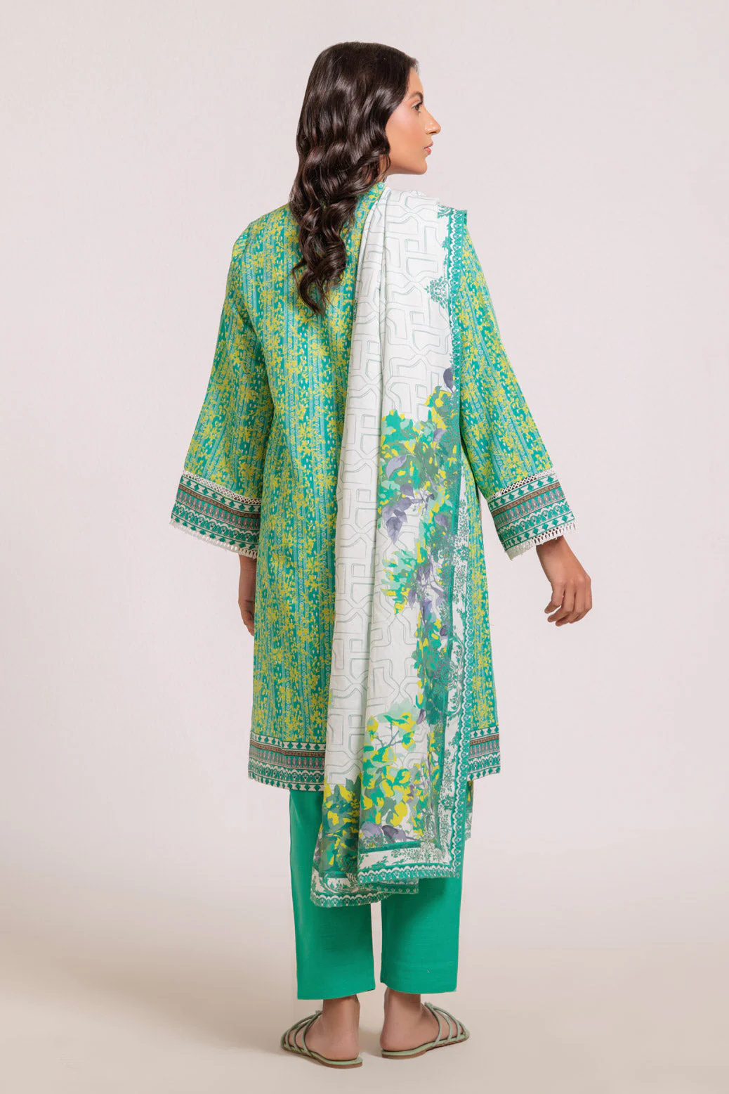 GREEN-KHADDAR-3 PIECE (WS7243P50) - Image 5