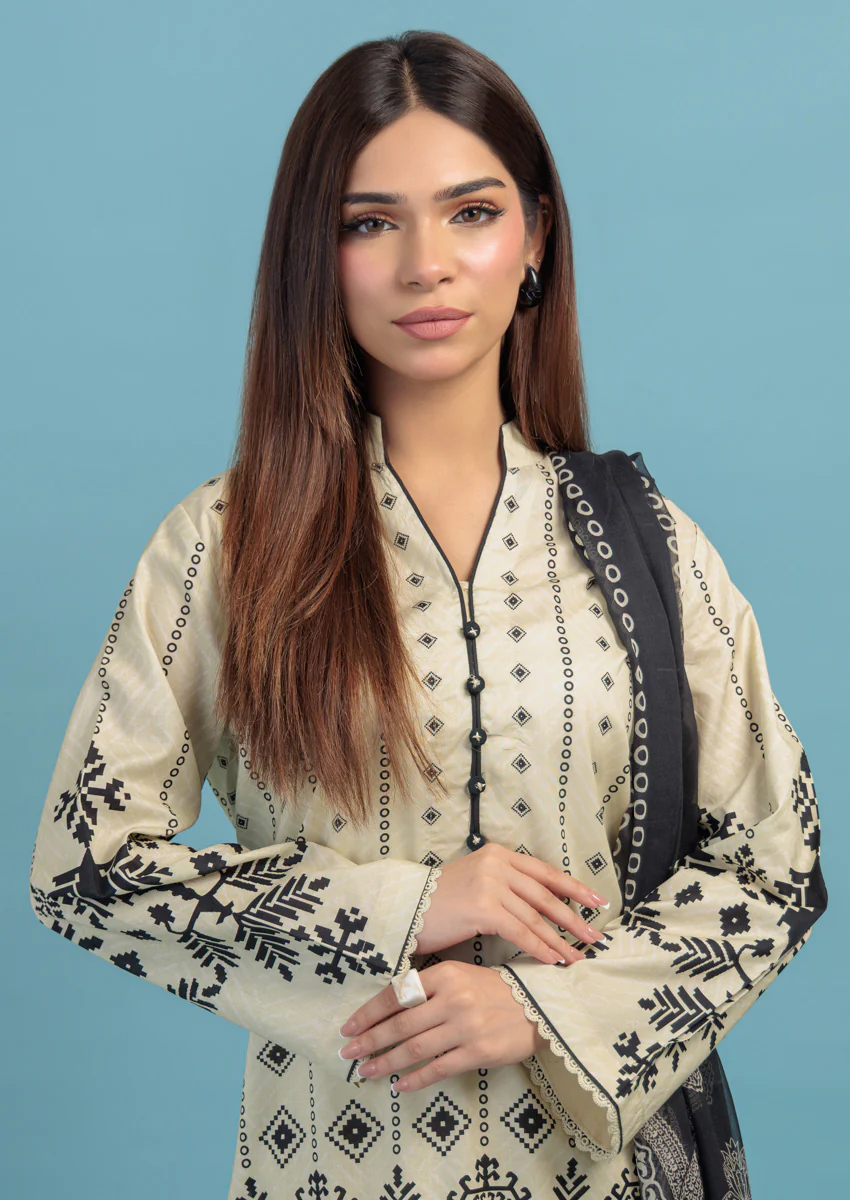 Beige-Cambric-3 Piece (WU25P3009) - Image 5
