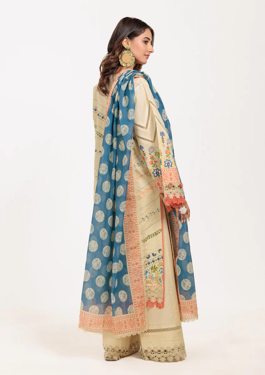 Beige Blossom - 2 Pc (WU25SD2013) - Image 2