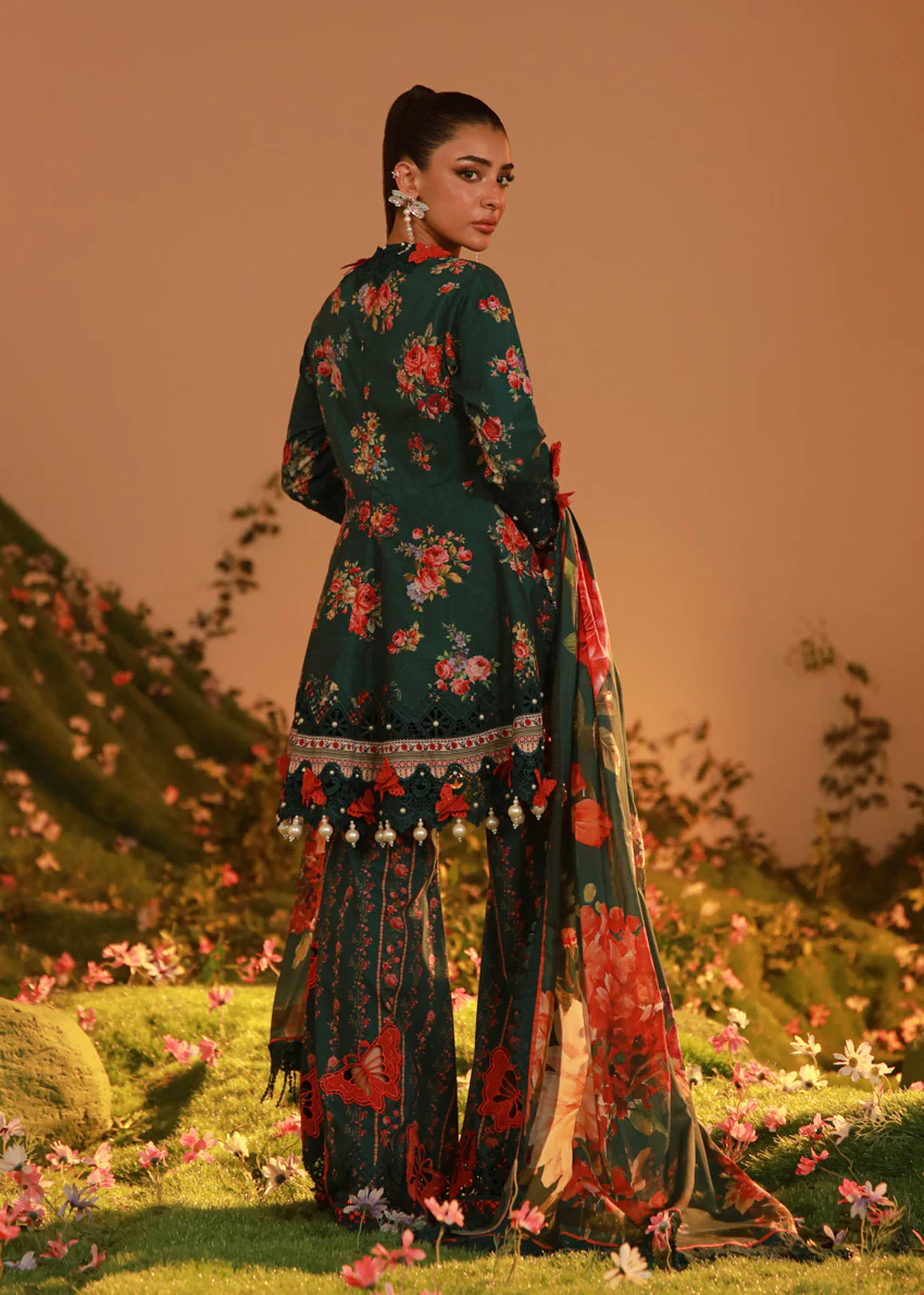 Phulkari - 3 Pc (WU3PPBS25LI7A17) - Image 2