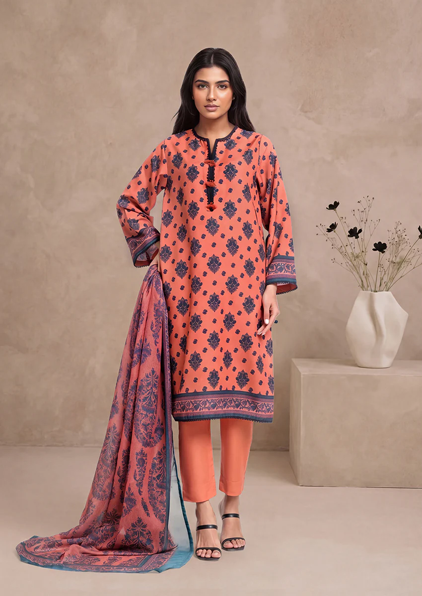 Rust- Cotton-3 Piece (WU3PPBS25SO6J25P)
