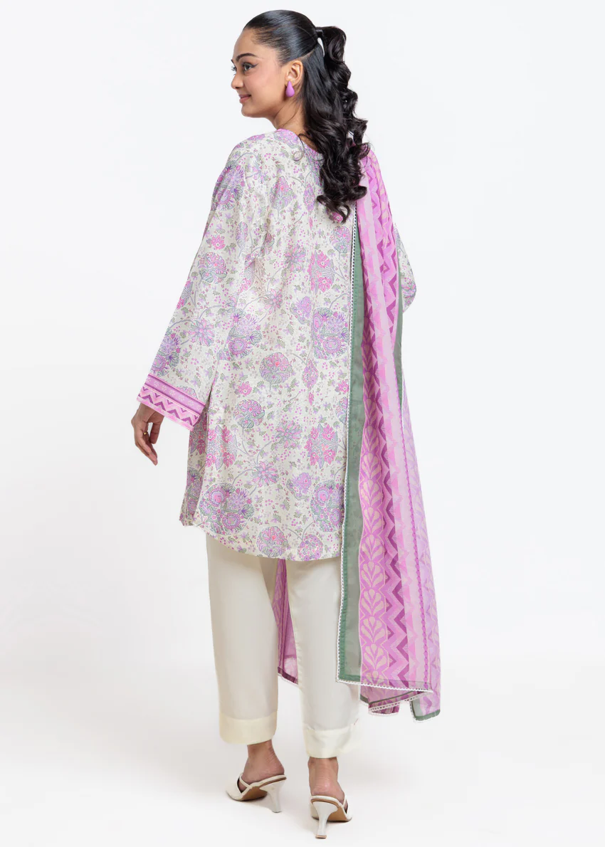 Cream- Cotton-3 Piece (WU3PPBS25SO6J26P) - Image 2