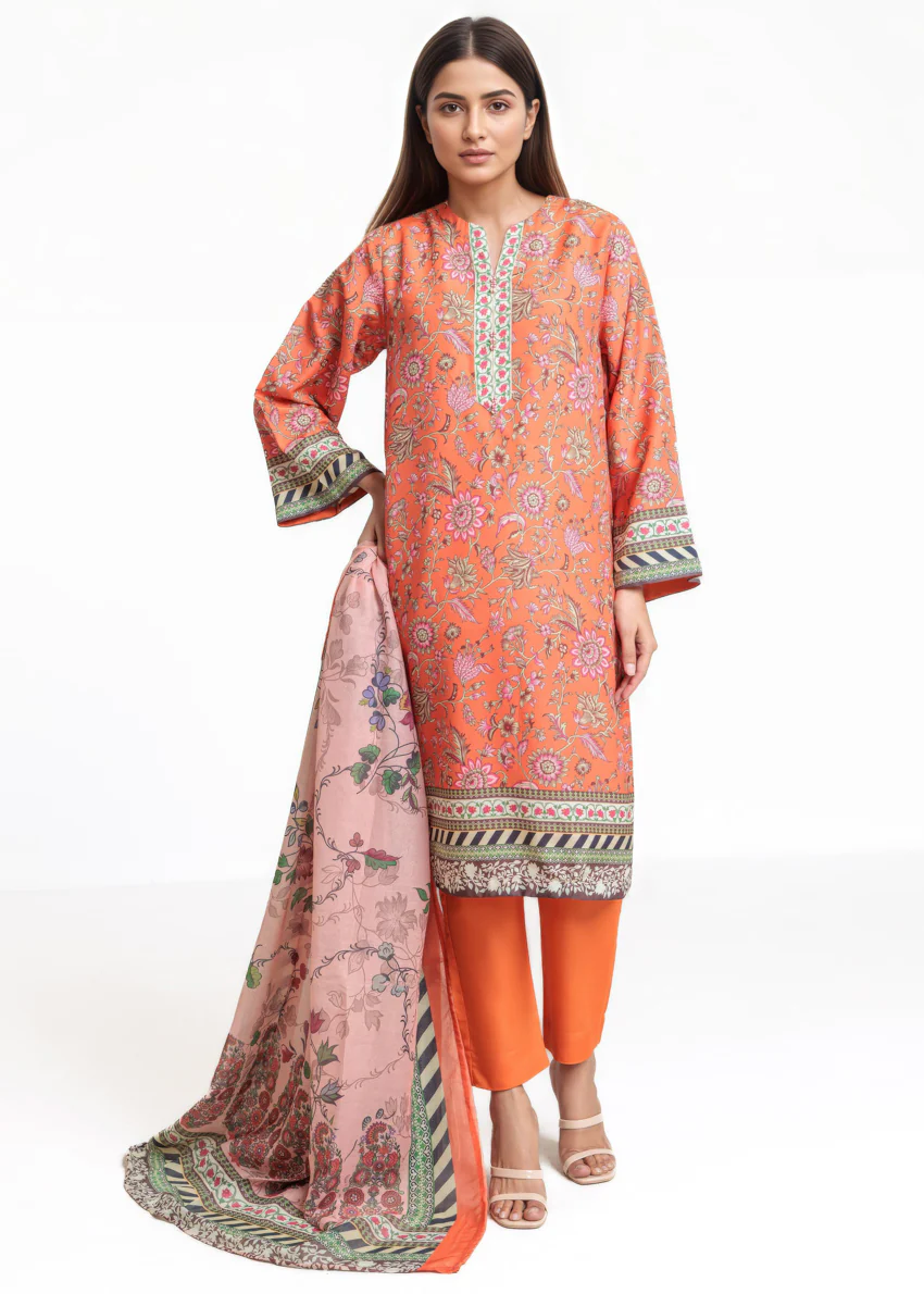 Orange- Cotton-3 Piece (WU3PPBS25SO6J27P) - Image 2