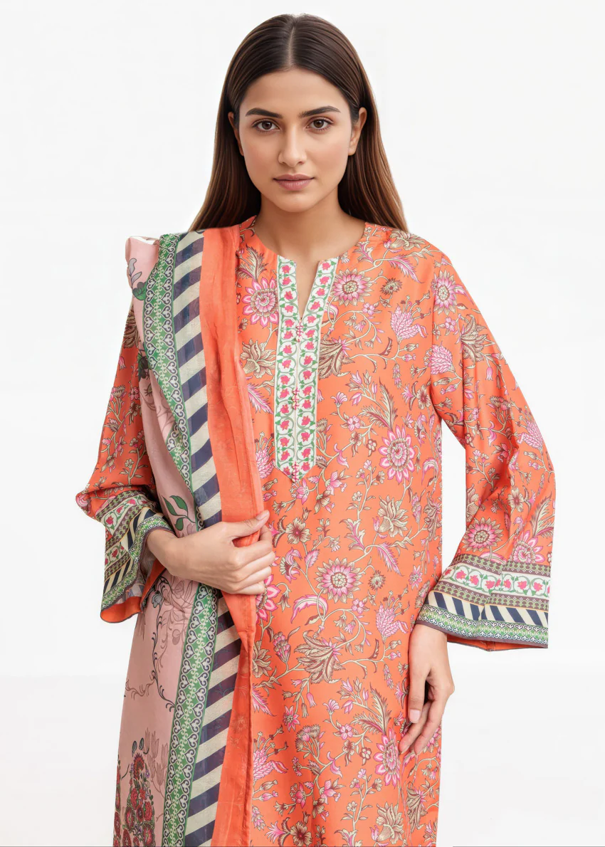 Orange- Cotton-3 Piece (WU3PPBS25SO6J27P) - Image 4