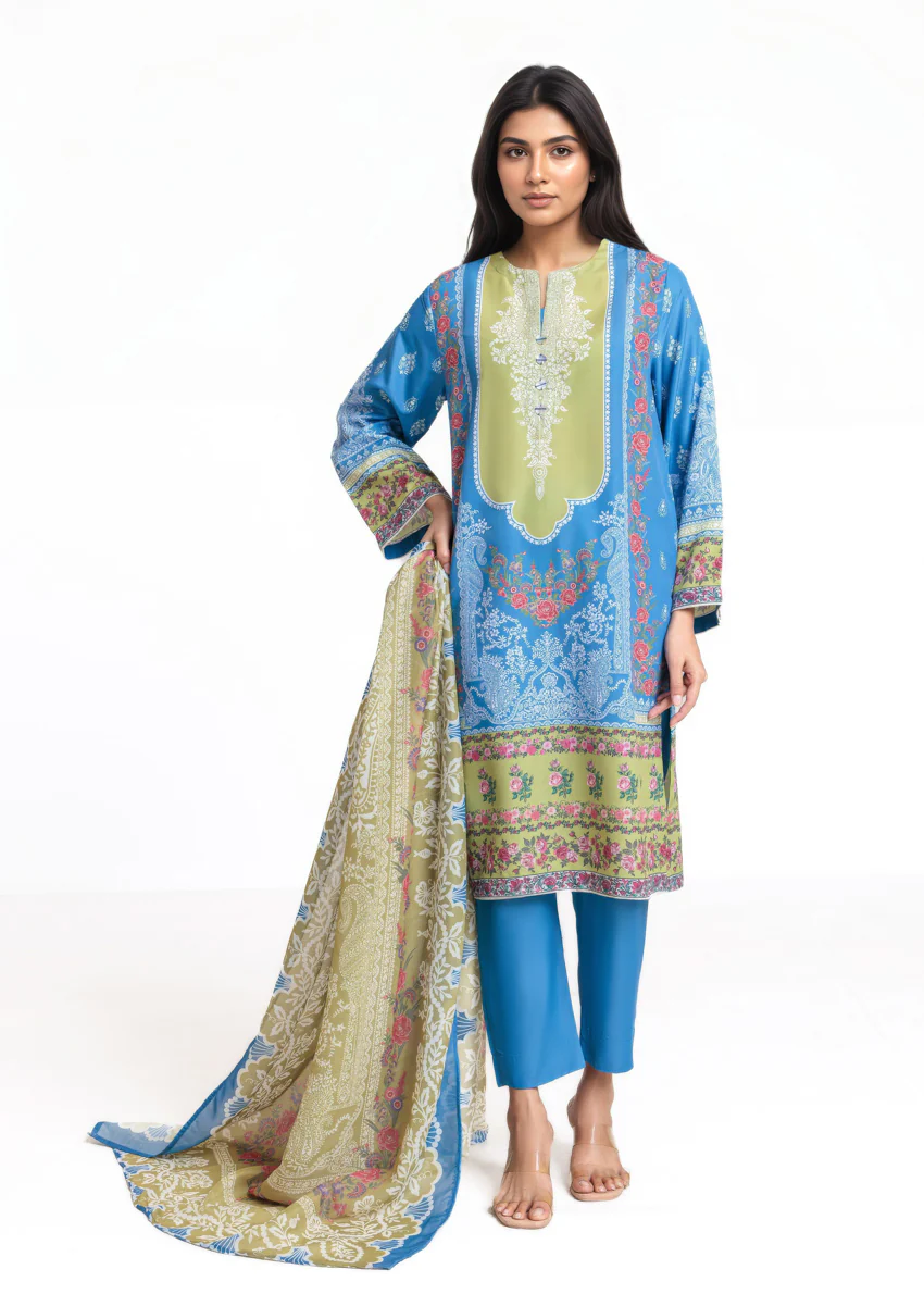 Blue- Cotton-3 Piece (WU3PPBS25SO6J28P) - Image 3