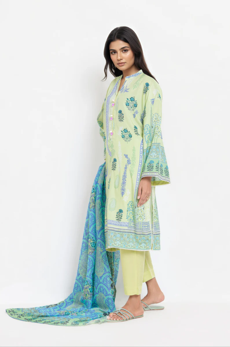 L-Green- Cotton-3 Piece (WU3PPBS25SO6J32P) - Image 6