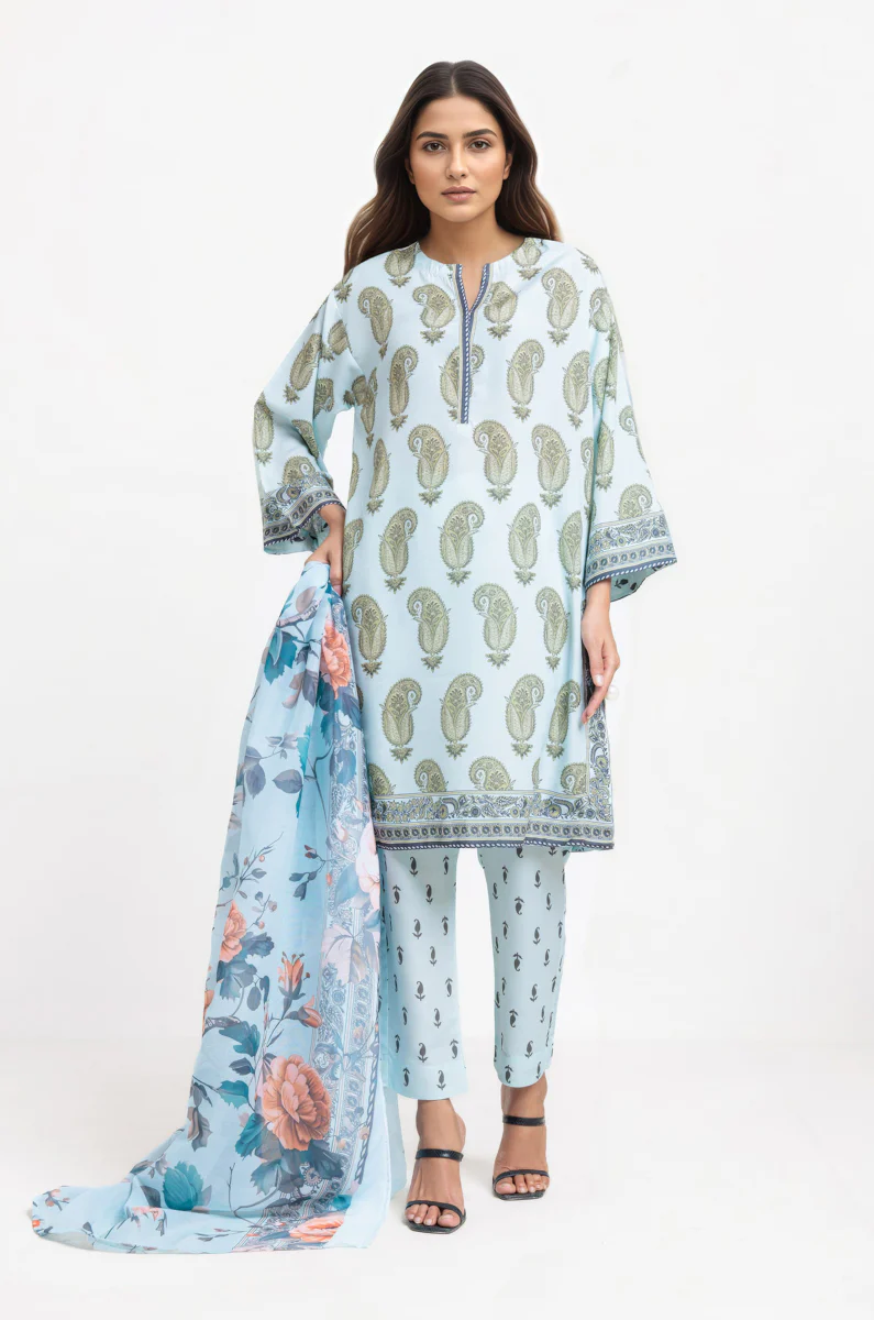 L-Blue- Cotton-3 Piece (WU3PPBS25SO6J36P) - Image 3